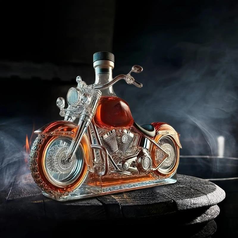 🏍️🥃 Stylowy motocyklowy karafka do whisky, która sprawia, że degustacja whisky staje się bardziej stylowa 😎