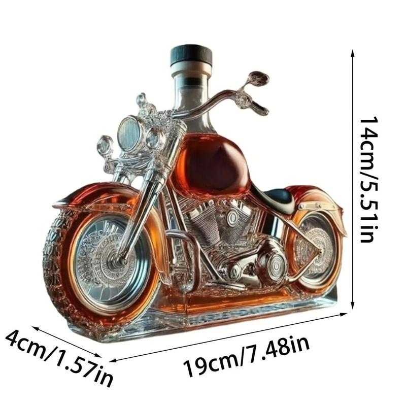 🏍️🥃 Stylowy motocyklowy karafka do whisky, która sprawia, że degustacja whisky staje się bardziej stylowa 😎