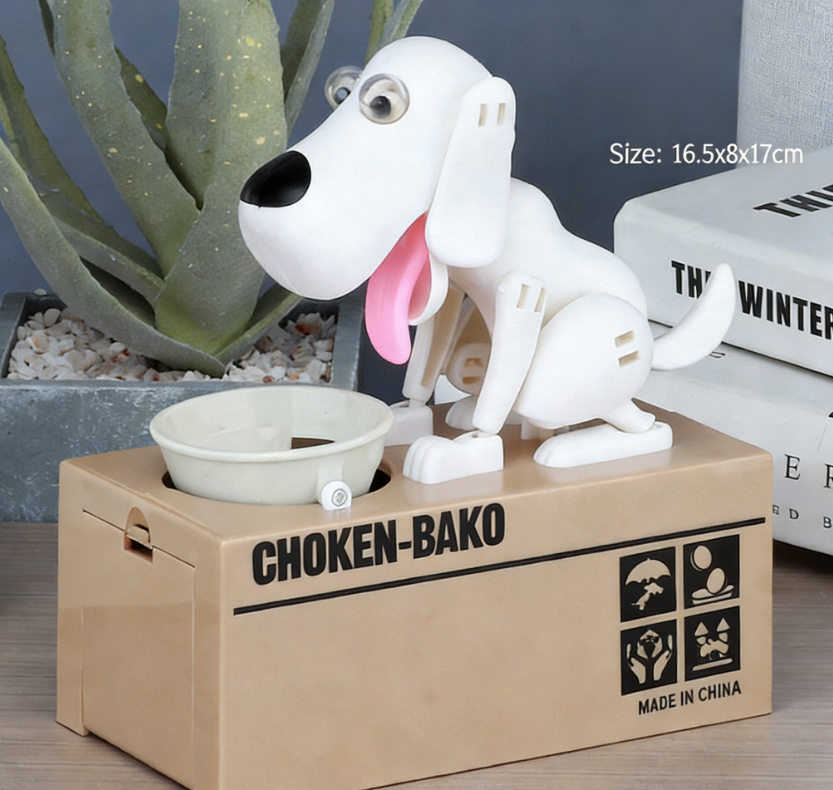 🐶💰 Piesek, który zjada pieniądze!! Spraw, aby oszczędzanie było zabawne! 🎉