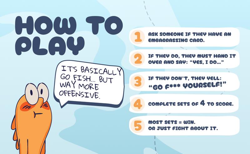 Go F*** Yourself Adult Card Game - Hilarious Party Game for 3-10 Players - Quick Easy Setup - Perfect Stocking Stuffer - Made Out of Spite