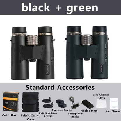 BOSSDUN 12x42 Professional Binoculars for Bird Watching, Hiking & Sports – HD Optics, BAK4 Prism, Waterproof Design