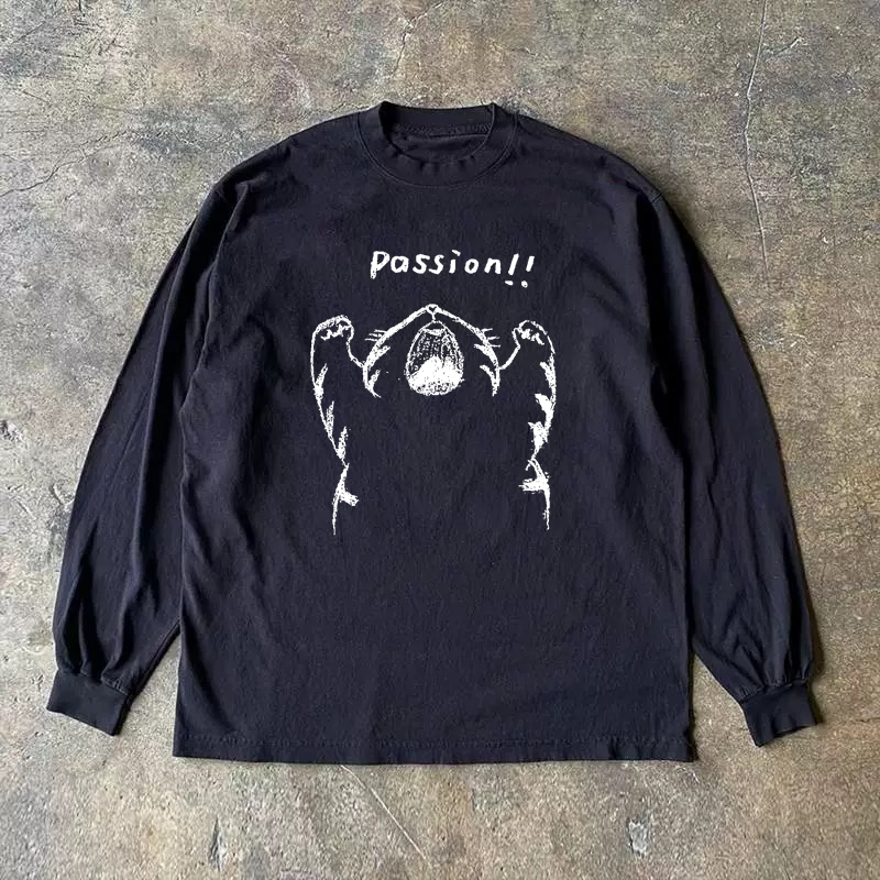 Passion Cat Long Sleeve Shirt