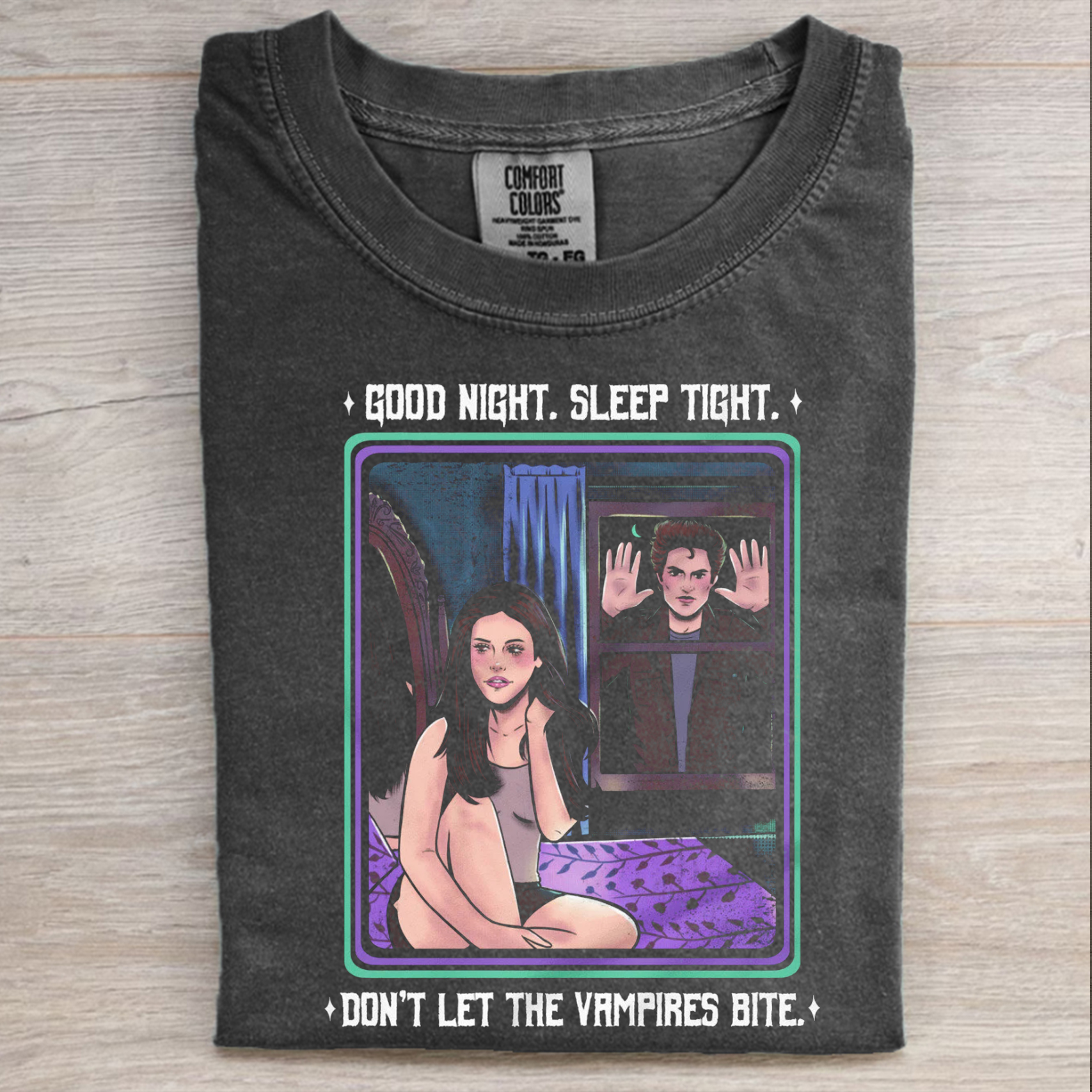 Sleep Tight Spooky Unisex Halloween T-shirt-Lulueye