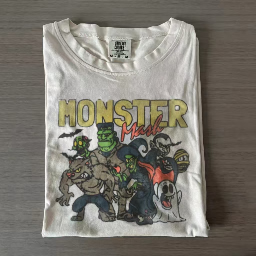 Retro Halloween Monster Mash T-shirt