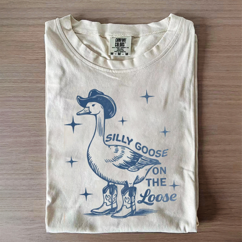 Silly Goose On The Loose T-shirt-Lulueye