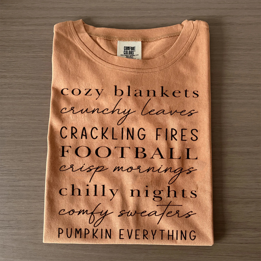 Fall Everything List T-shirt-Lulueye