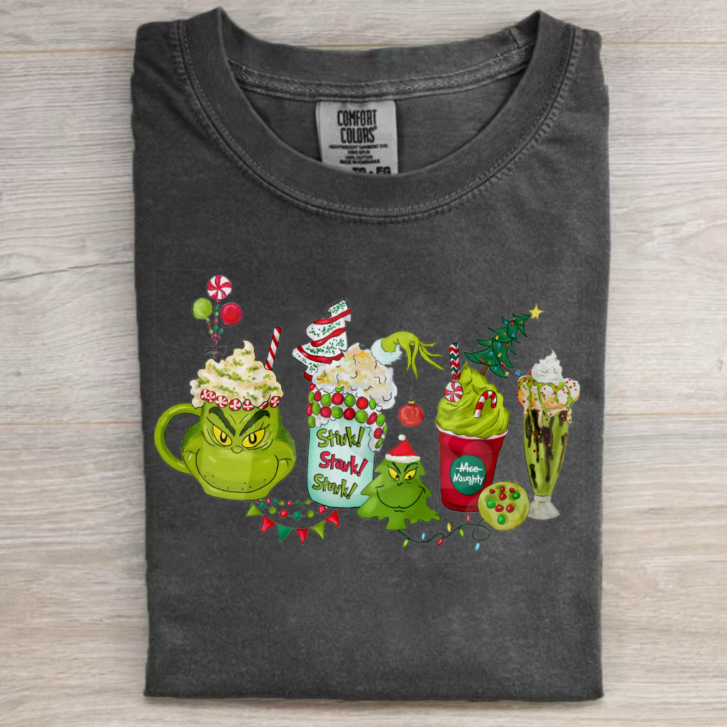 Christmas Grinch Latte T-Shirt