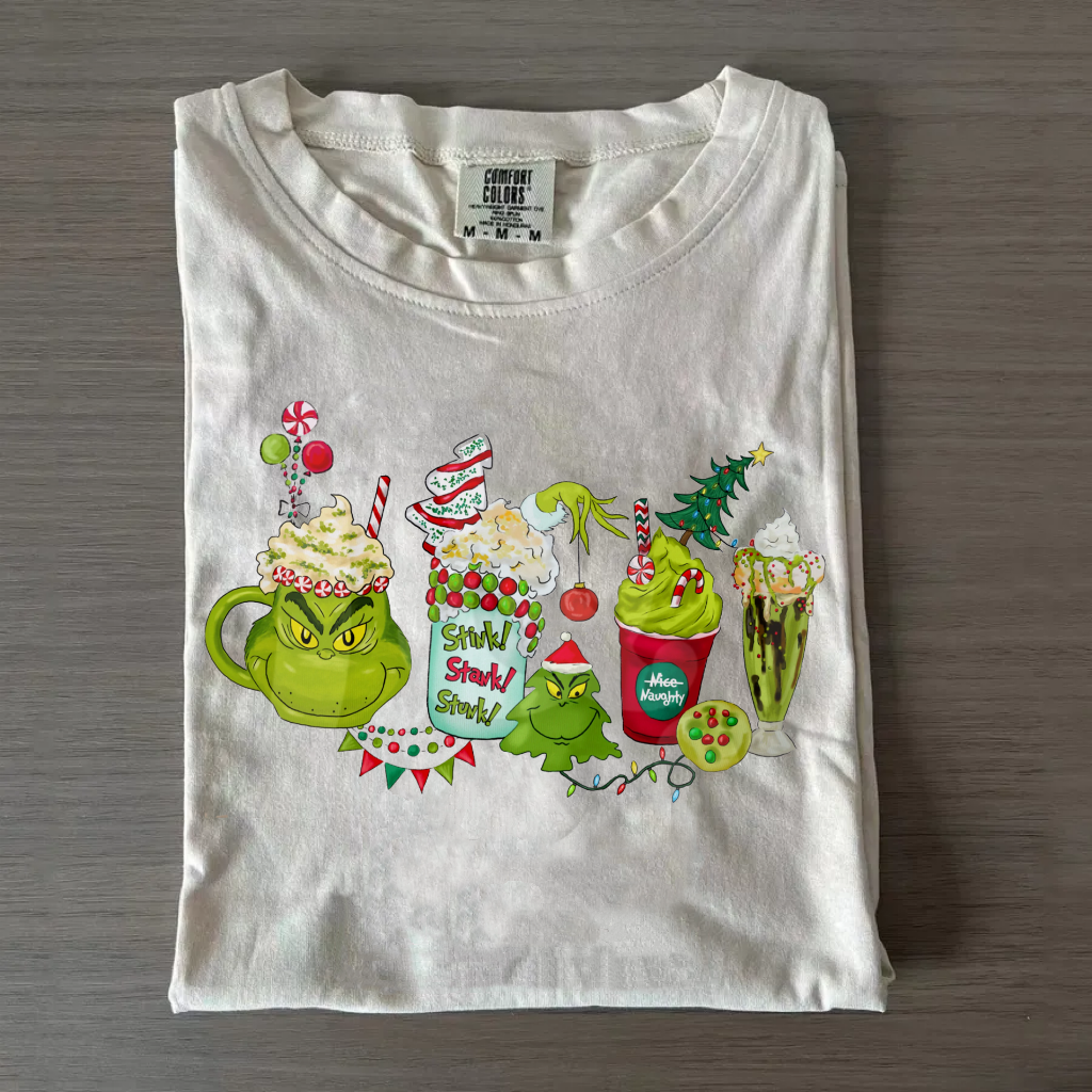 Christmas Grinch Latte T-Shirt