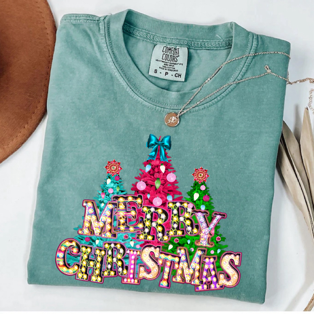 Christmas Colorful Tree Shirt Cute Christmas Tree T-Shirt