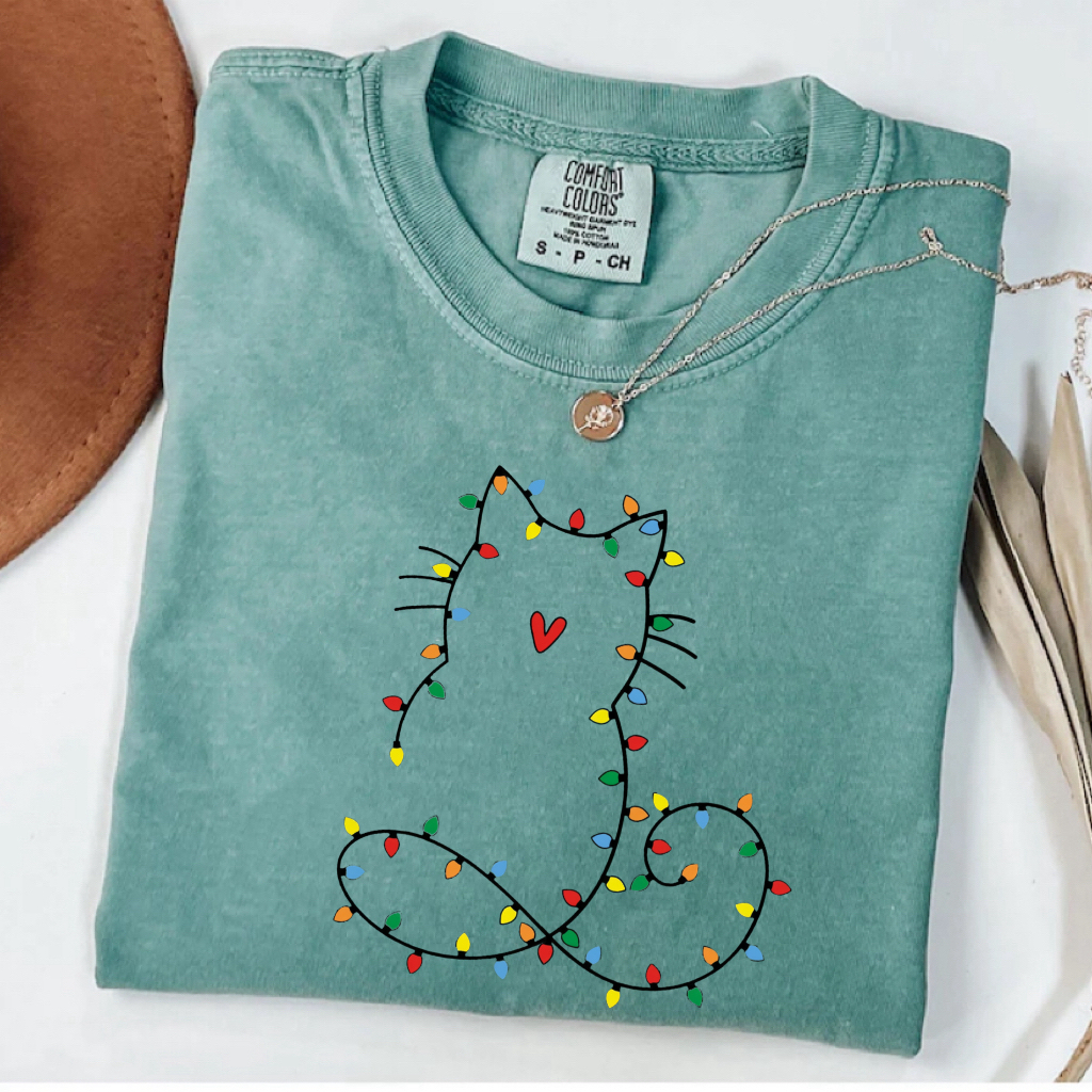 Cute Cat Christmas T-Shirt
