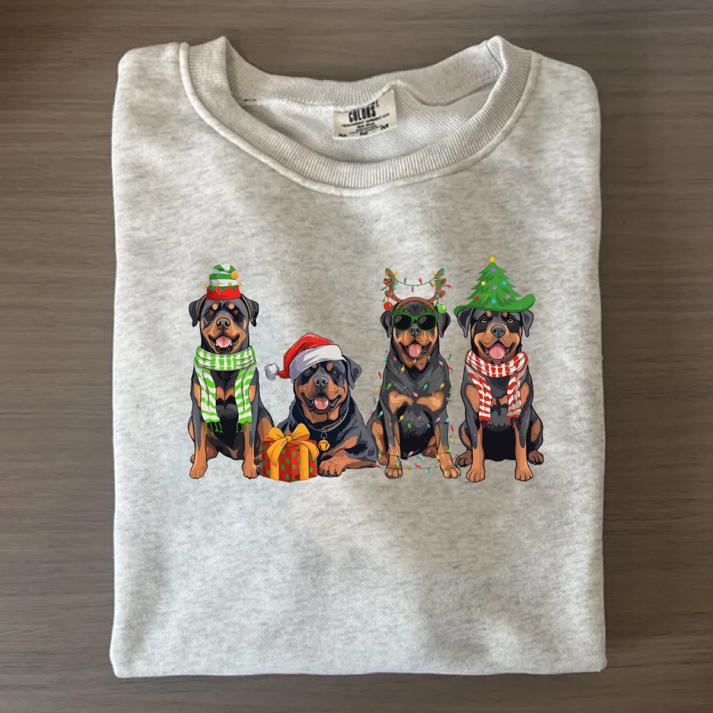Rottweiler Christmas Sweatshirt/T-shirt