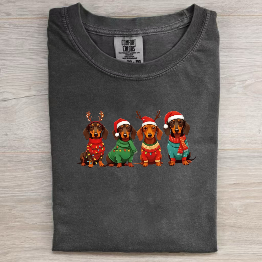 Dachshund Festive Christmas Shirt/Sweatshirt