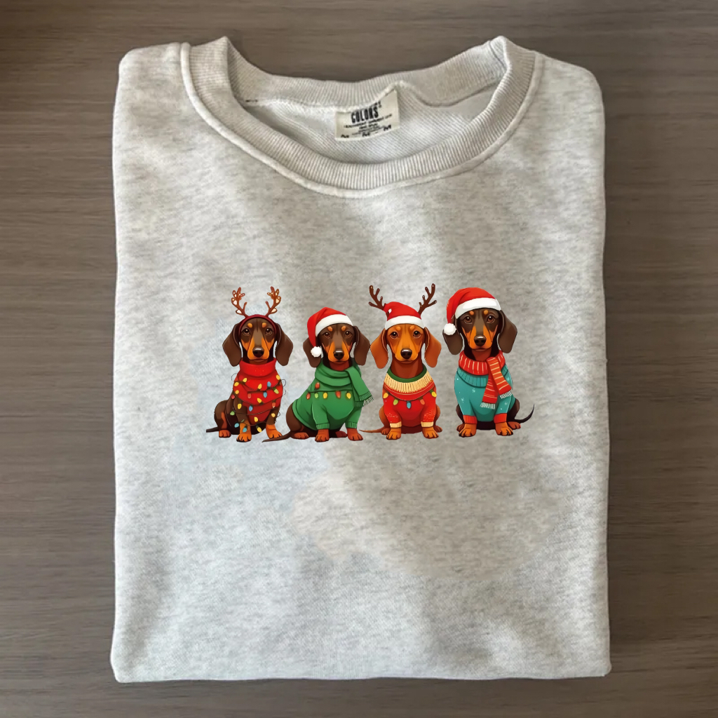 Dachshund Festive Christmas Shirt/Sweatshirt