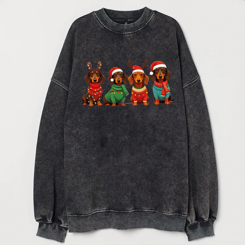 Dachshund Festive Christmas Shirt/Sweatshirt