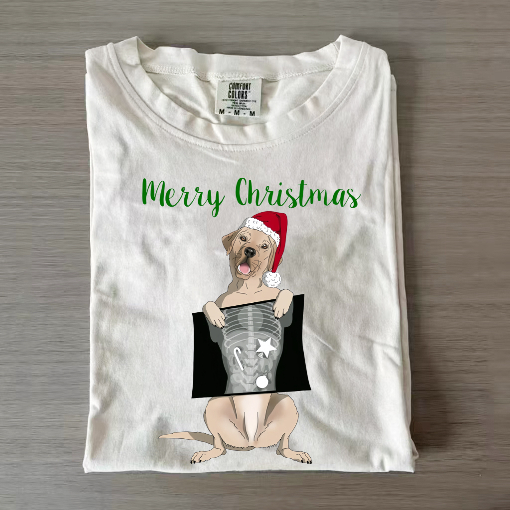 Merry Christmas Dog T-shirt/Sweatshirt