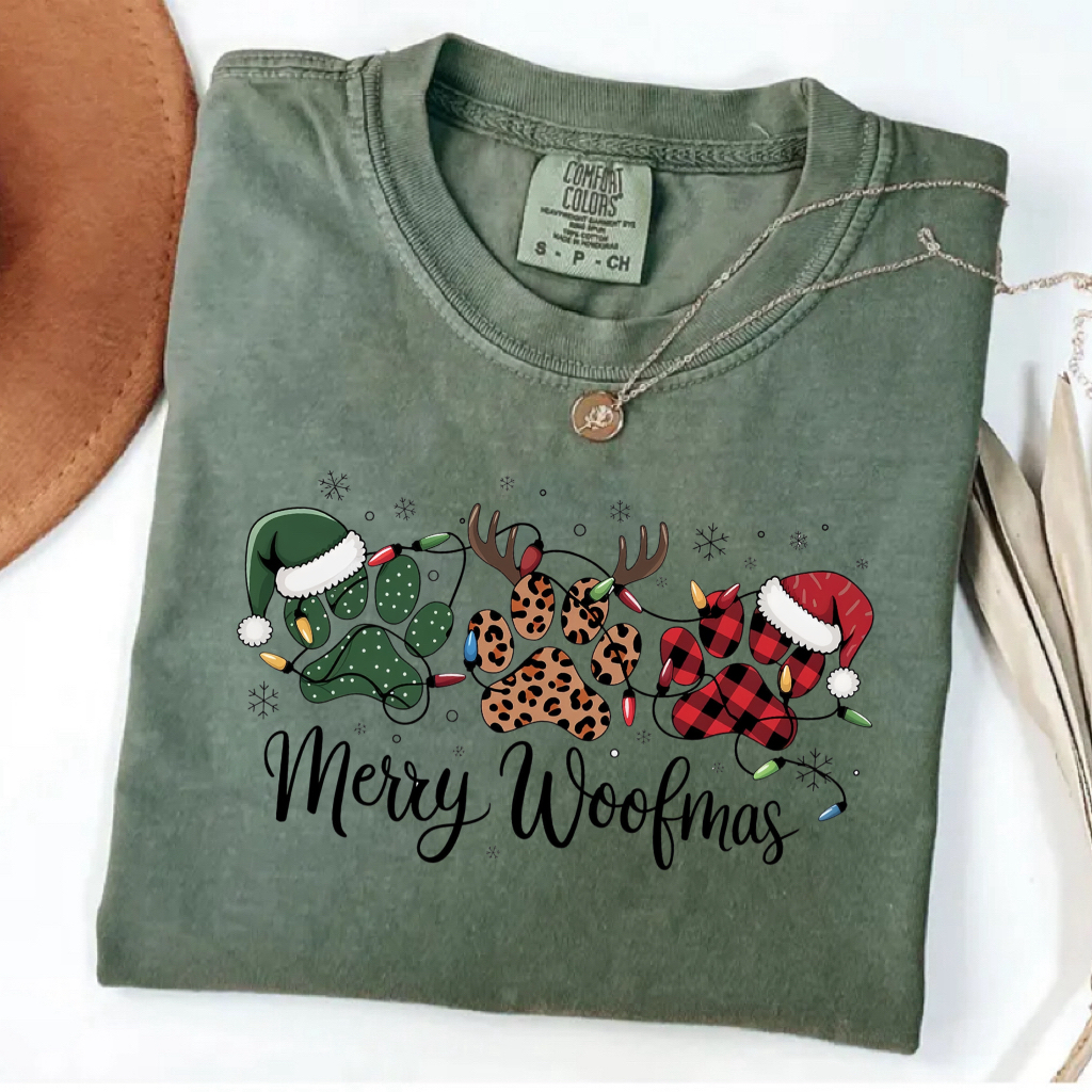 Dog Christmas Lights T-Shirt