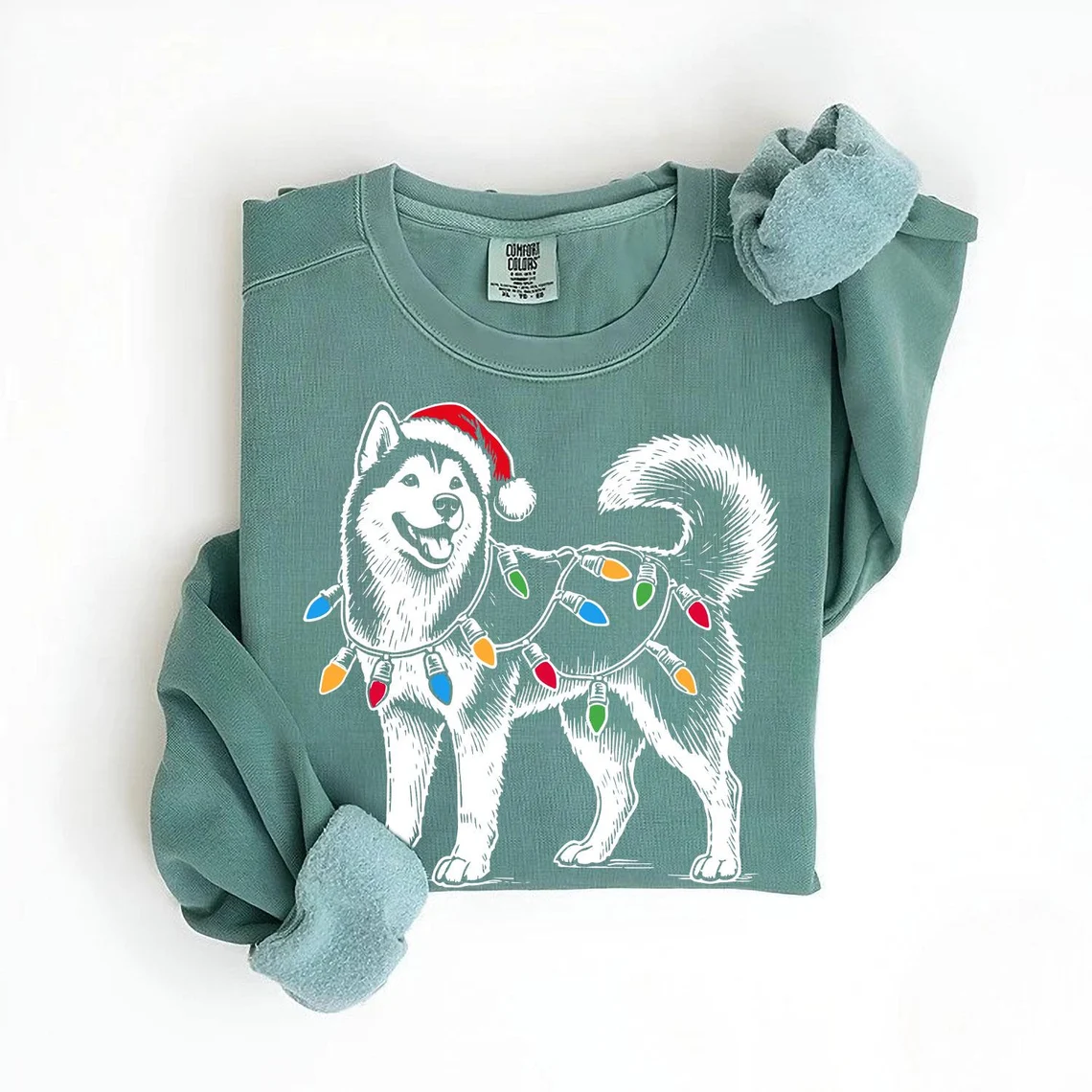 Siberian Husky Christmas Sweatshir
