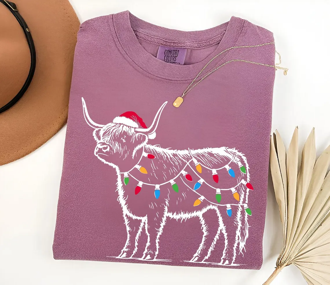 Christmas Cow Shirt