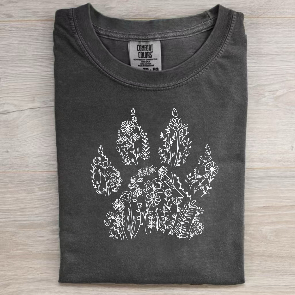 Paw print T-shirt