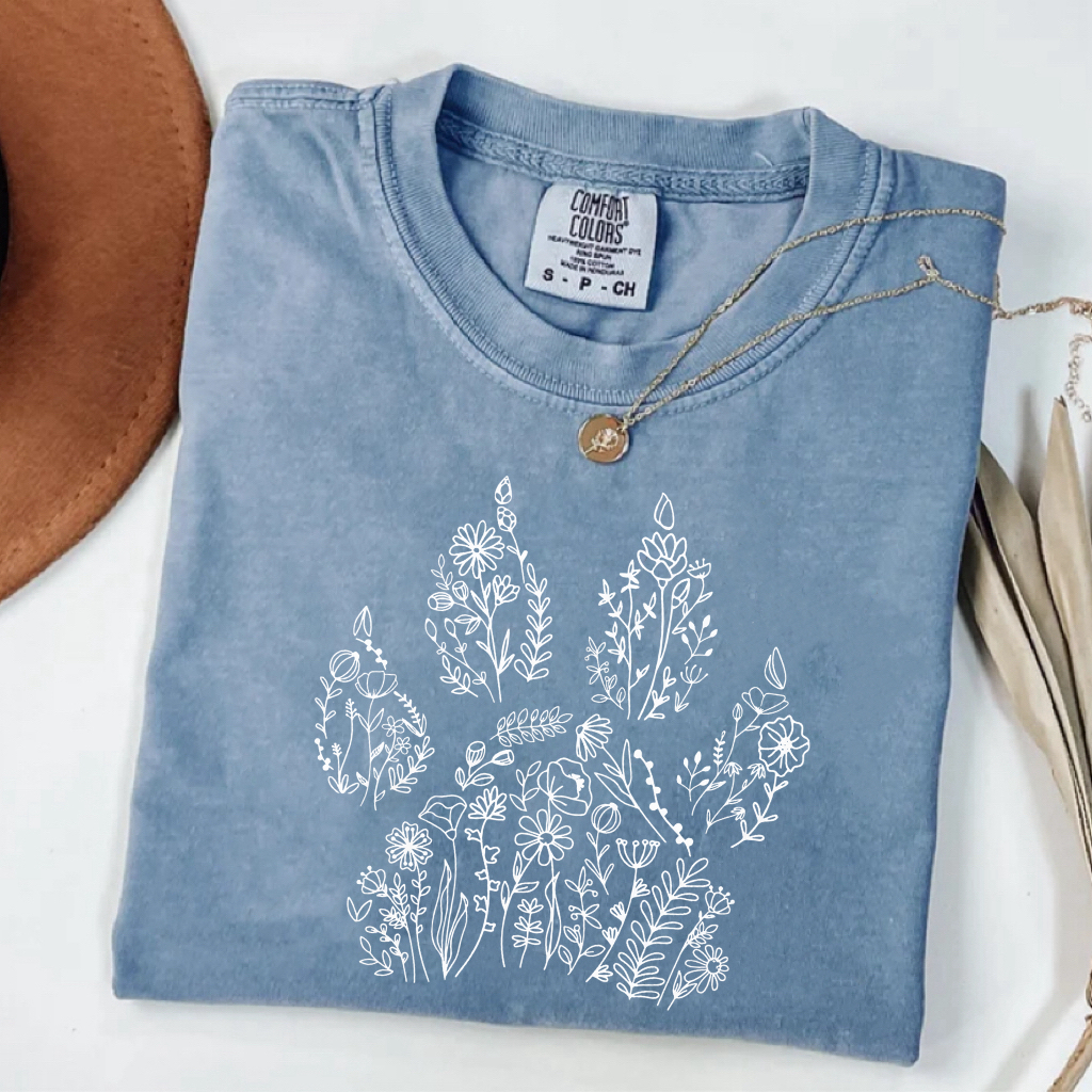 Paw print T-shirt