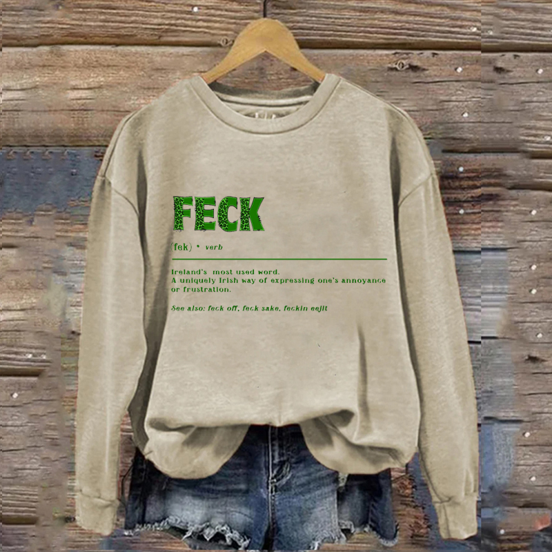 Comfort Colors St Patrick's Sweatshirt