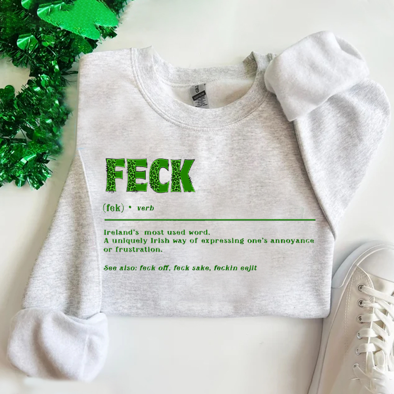 Comfort Colors St Patrick's Sweatshirt
