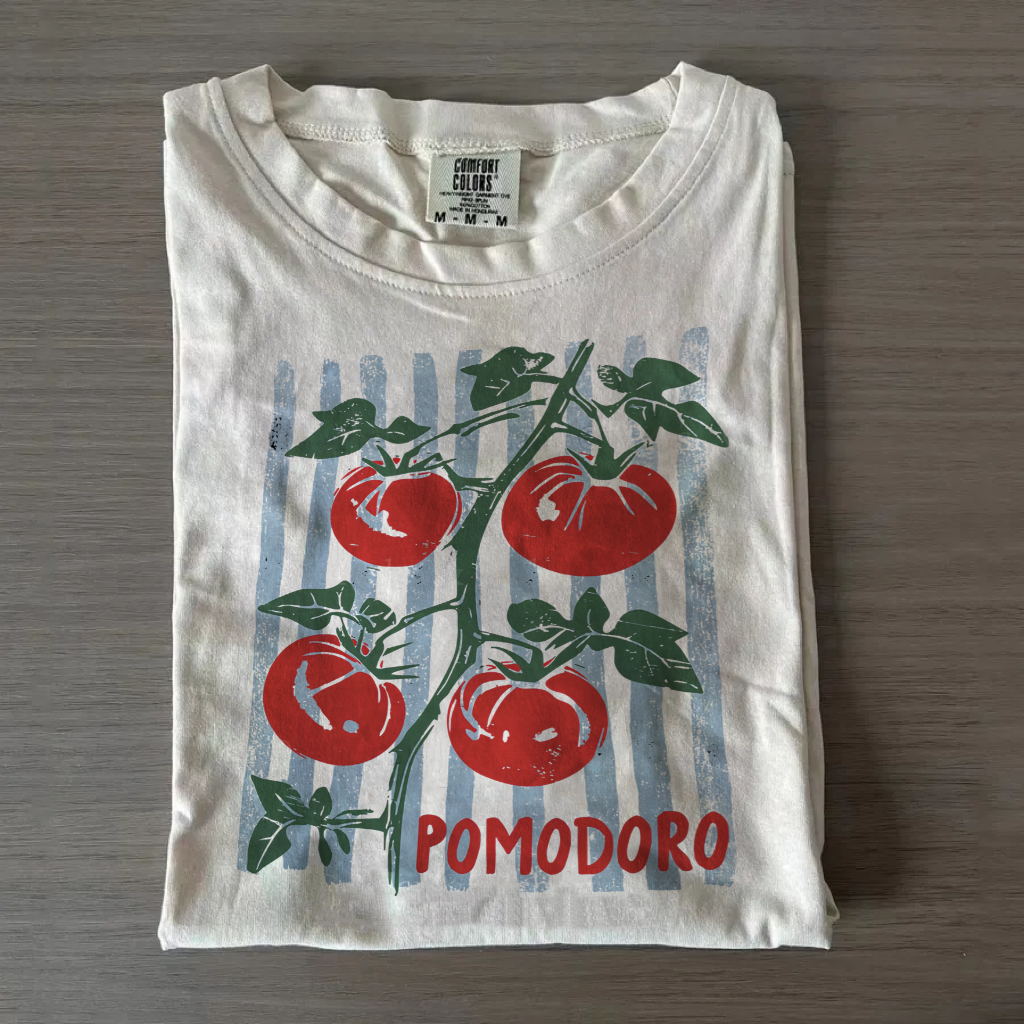 Retro Pomodoro Comfort Colors T-Shirt