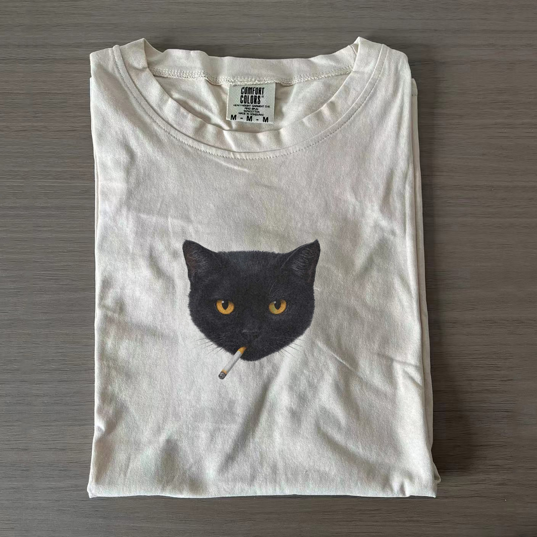 Smoking Cat T-shirt