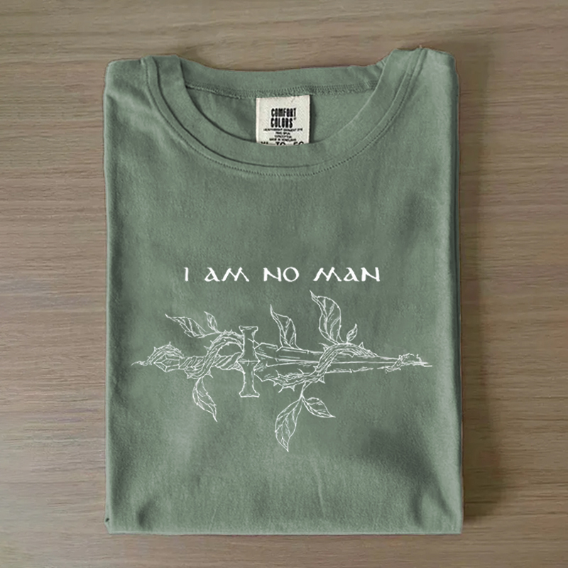 I Am No Man T-shirt-Lulueye