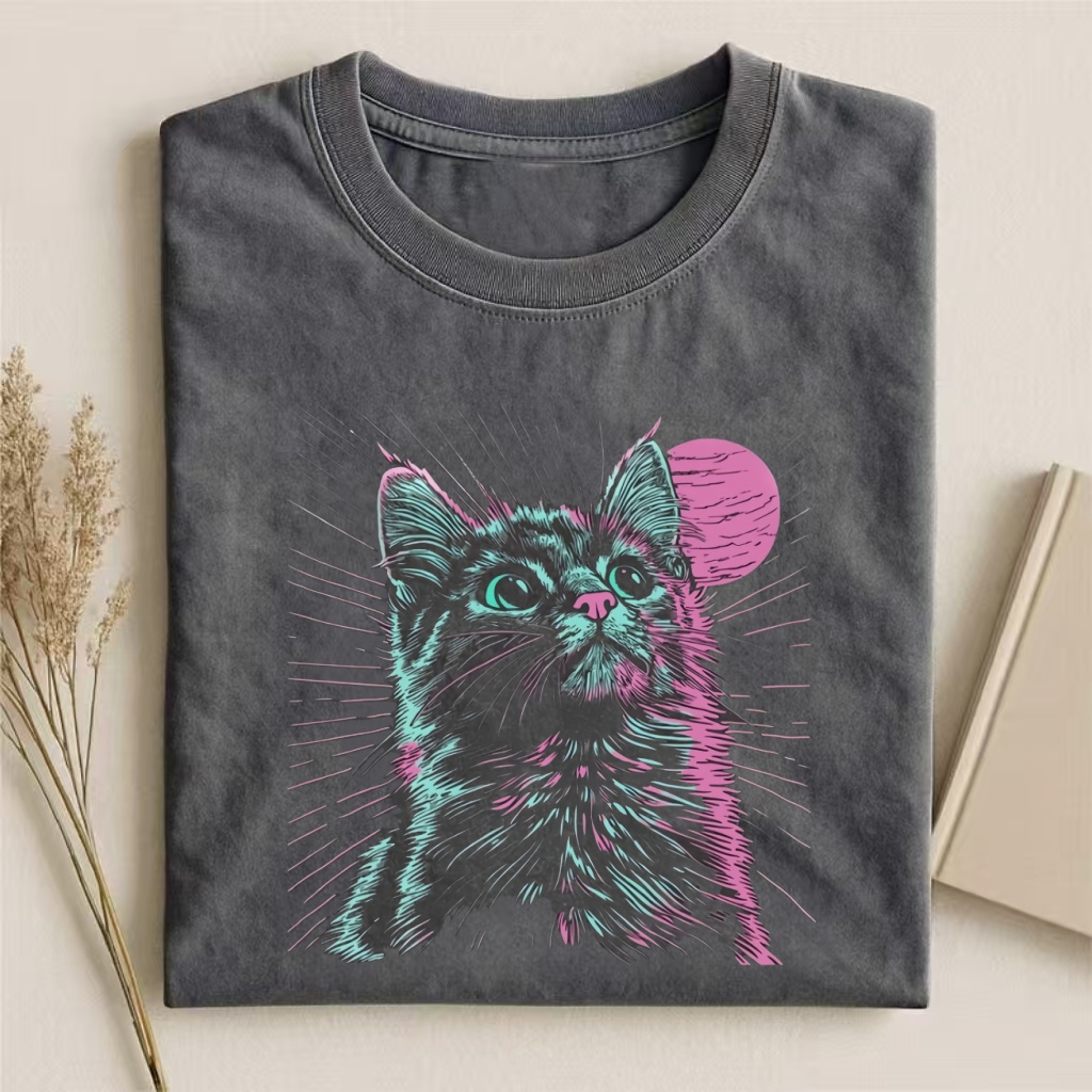 Psychedelic Cat T-shirt