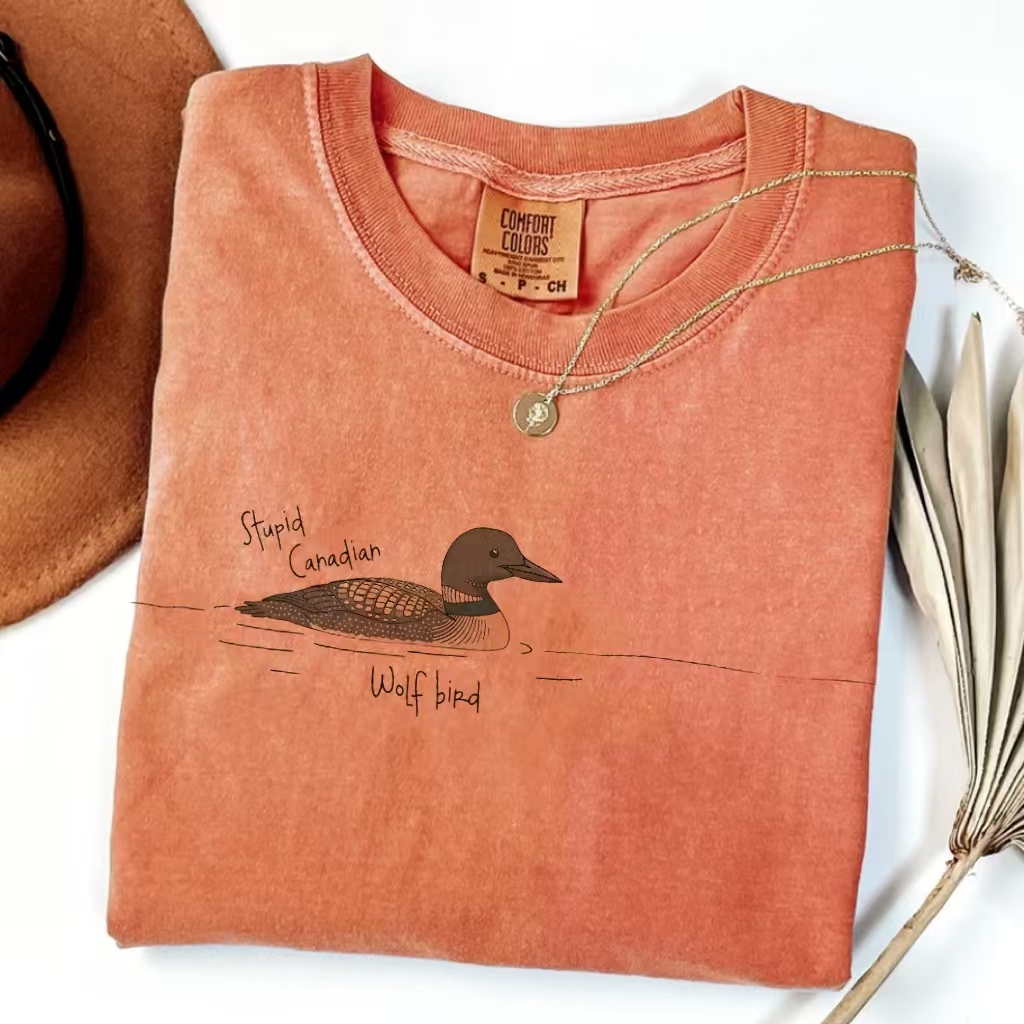"Wolf Bird" Canadian Loon Meme T-Shirt