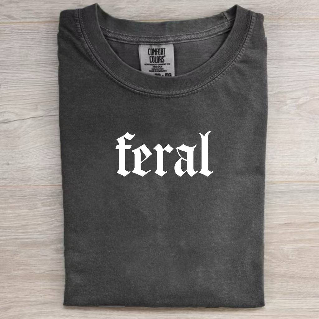 Gothic Alt Style Feral T-Shirt