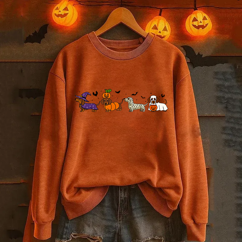 Halloween Dachshund Sweatshirt