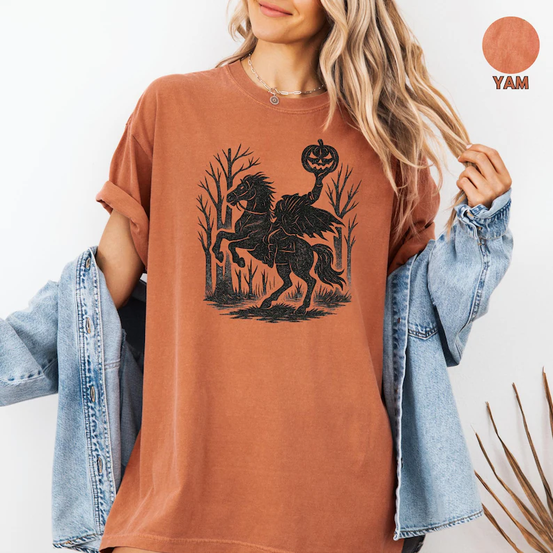 Headless Horseman Halloween T-shirt