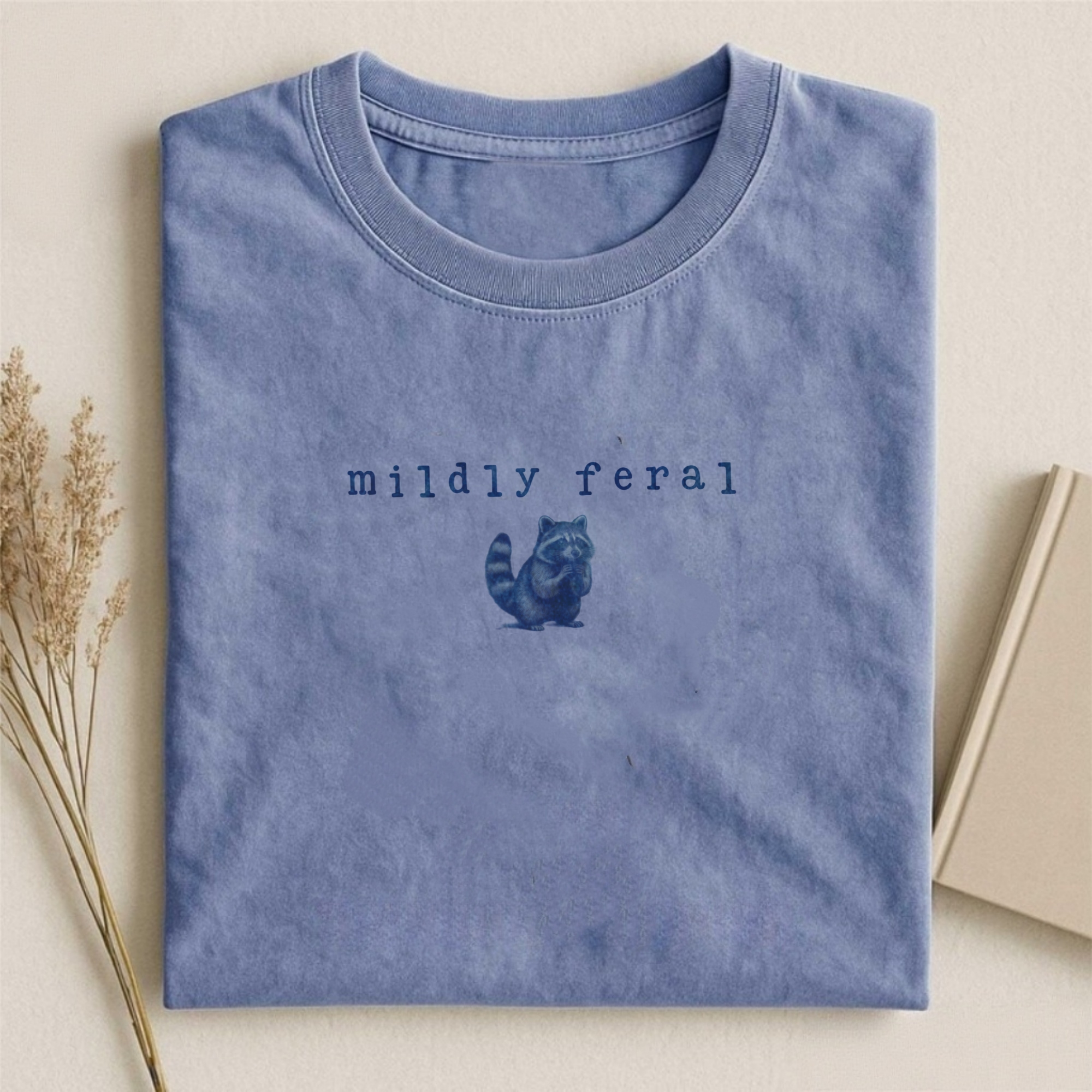 Comfort Colors Mildly Feral Raccoon T-shirt