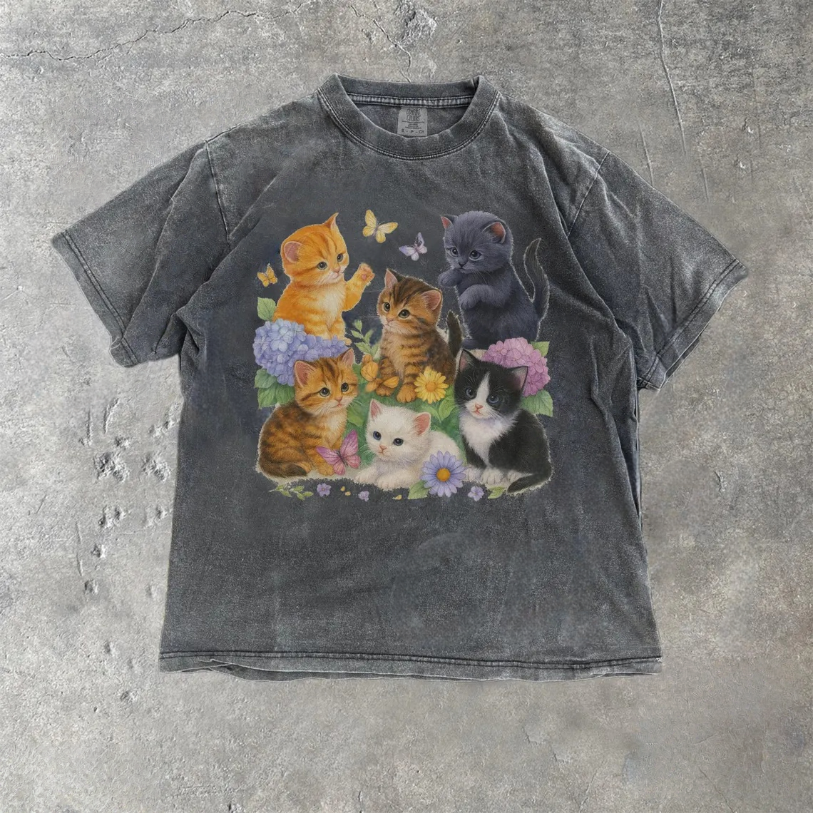 Cute Kitten Graphic T-Shirt