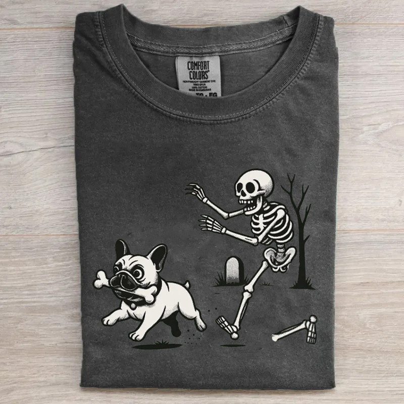 Comfort Colors Halloween French Bulldog T-shirt