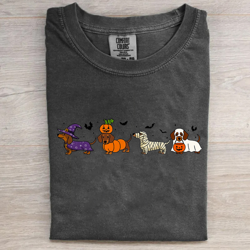Halloween Dachshund T-shirt