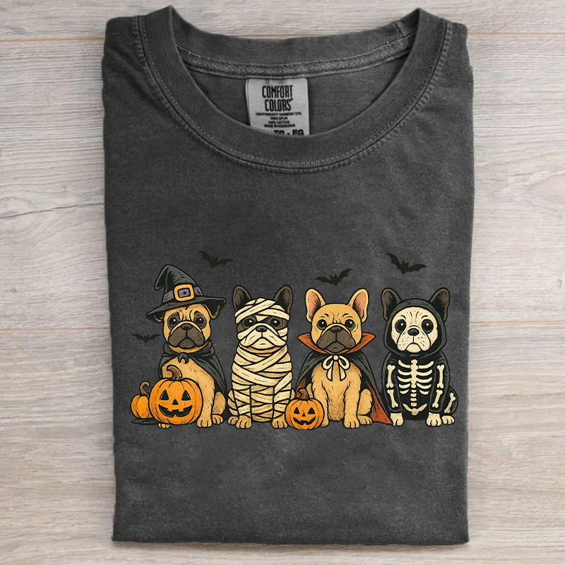 Comfort Colors Halloween French Bulldog T-shirt