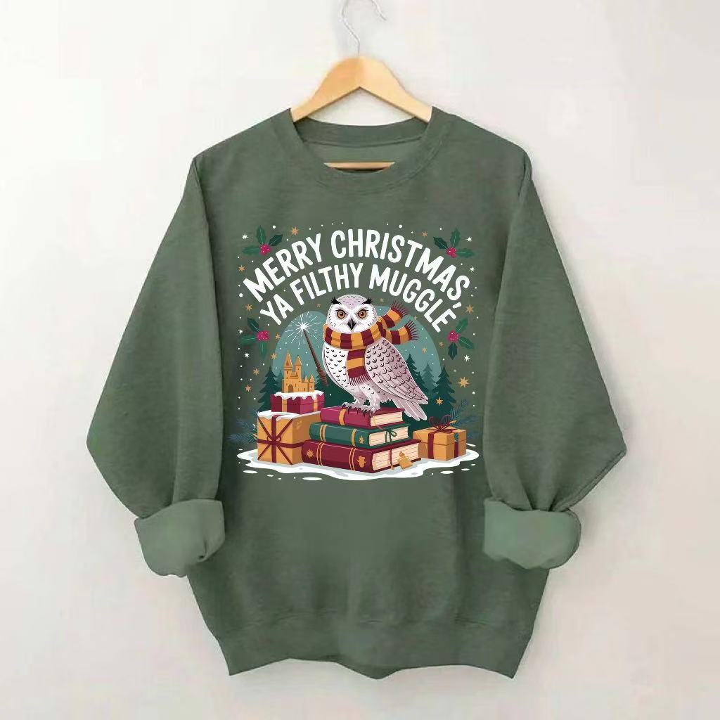 Merry Christmas Ya Filthy Muggle Sweatshirt