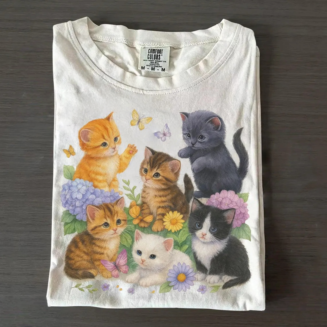 Cute Kitten Graphic T-Shirt