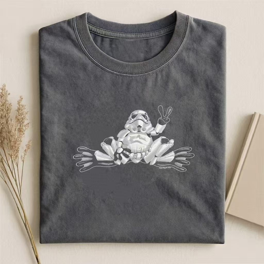 Stormtrooper Frog Mashup Graphic T-shirt