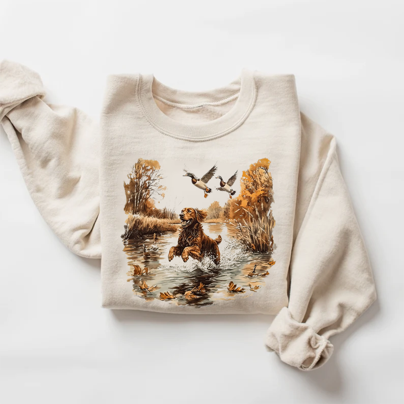 90s Retro Golden Retriever Sweatshirt