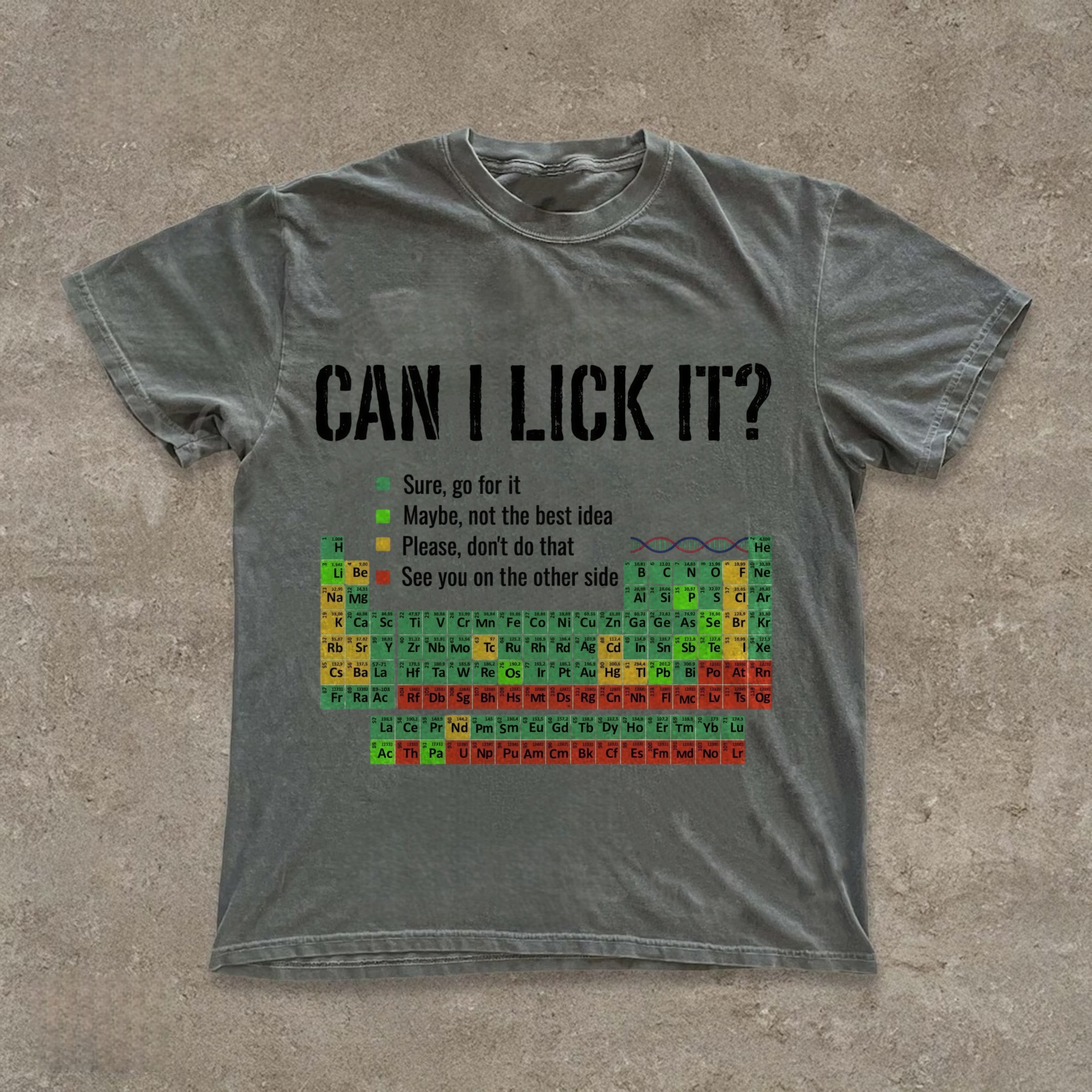 Can I Lick It Periodic Table T-Shirt
