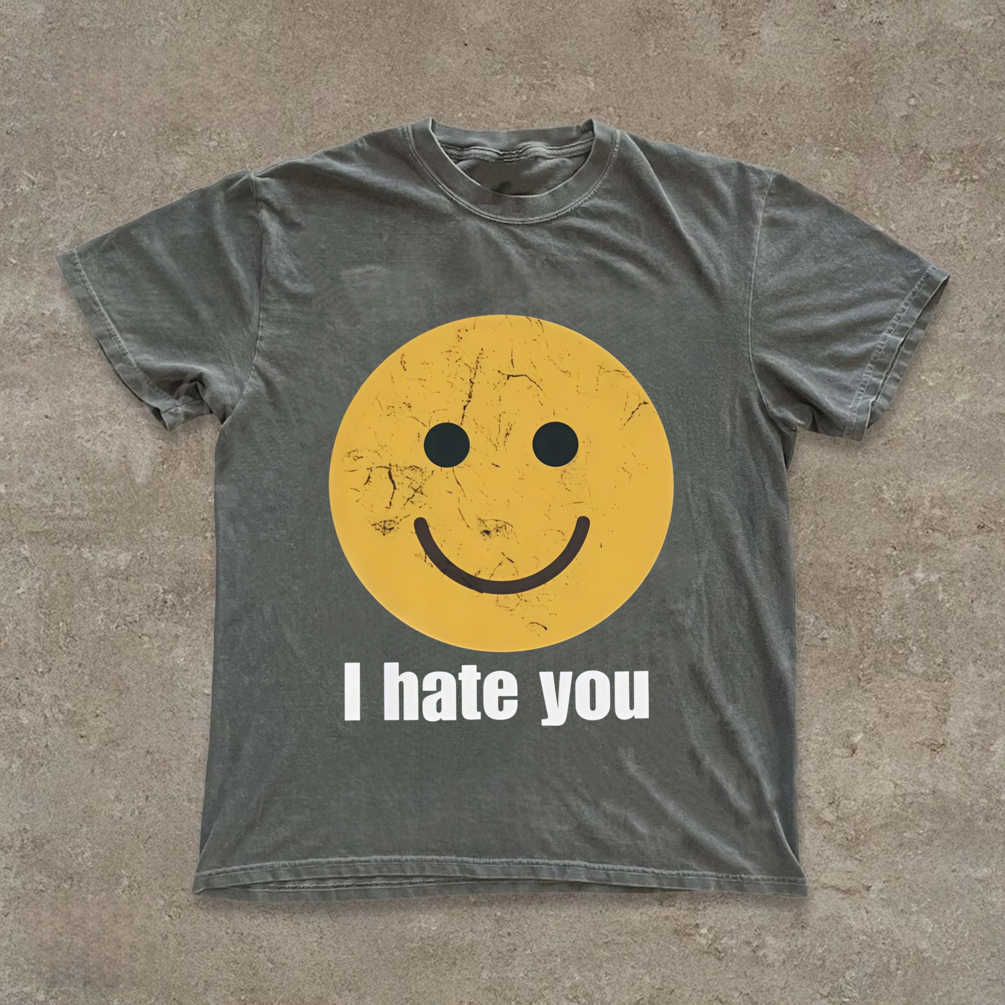 I Hate You Smiley Face T-Shirt