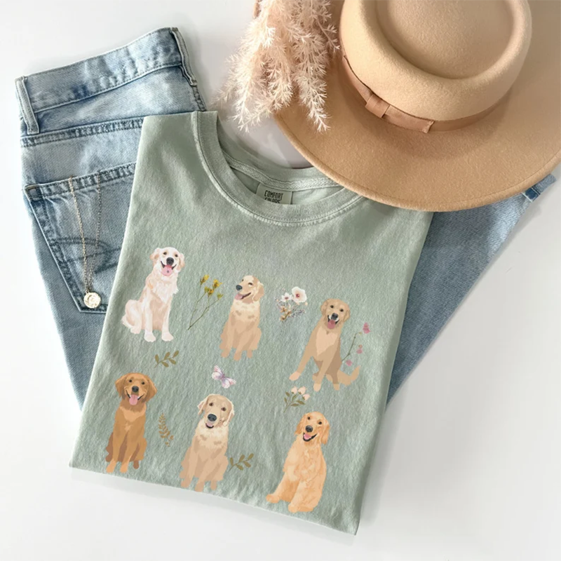 Vintage Golden Retriever T-shirt