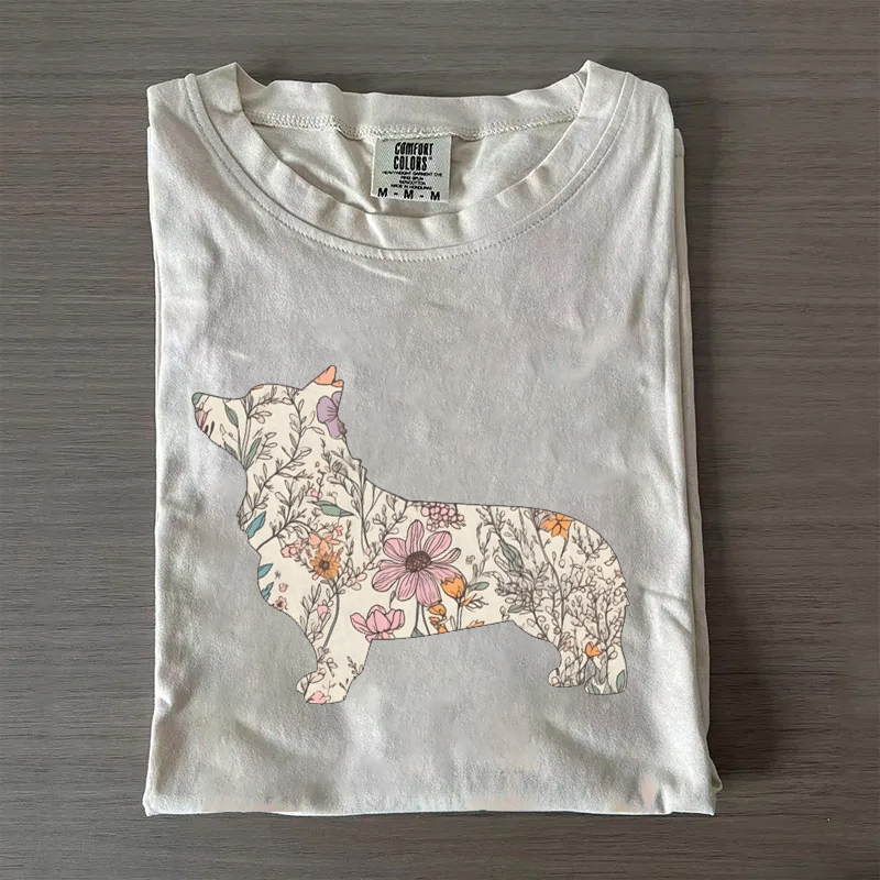 Comfort Colors Corgi T-shirt