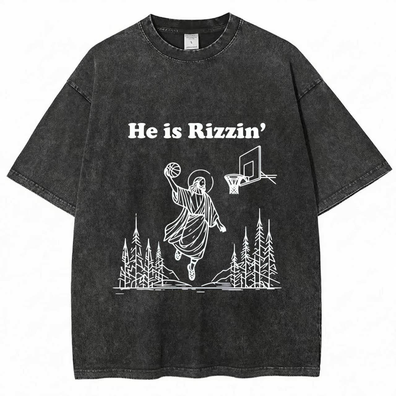 Funny Jesus Basketball T-Shirt