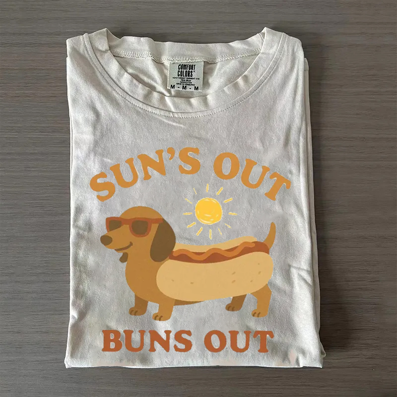 Sun’s Out Buns Out Dachshund T-shirt