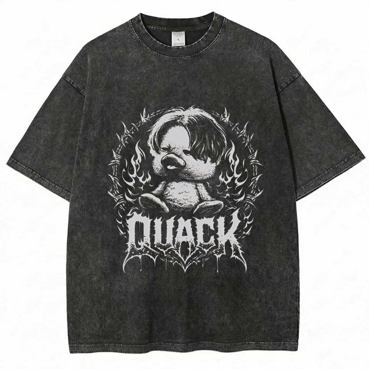 Funny Duck Metal Concert T-Shirt